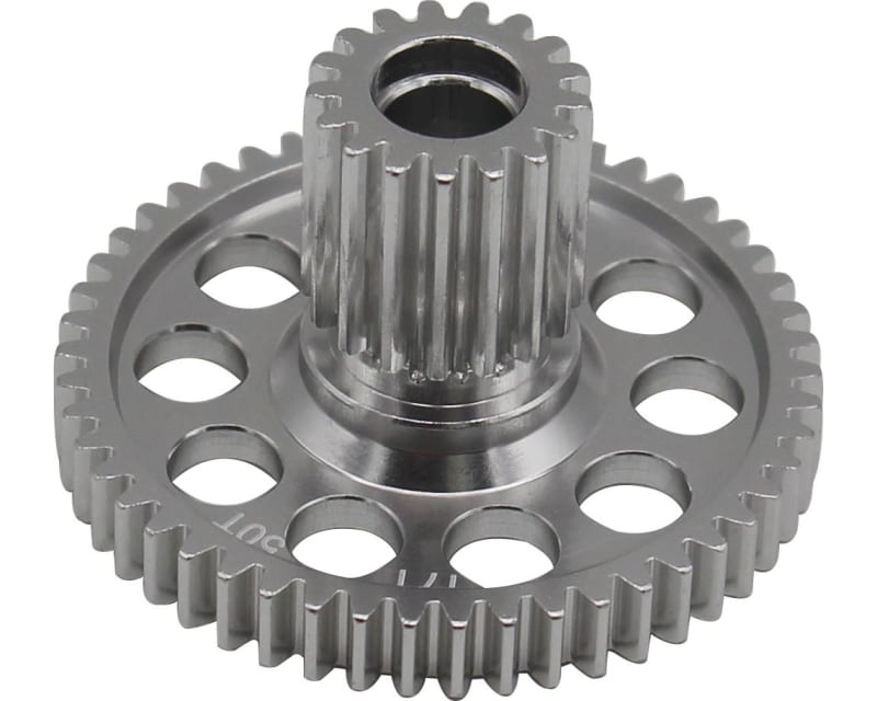 Tap to zoom Aluminum Counter Gear (17/50t) - Tamiya Lunch Box Hornet