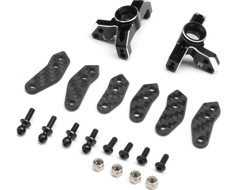 Spindle Set Aluminum Black: 22S Sprint