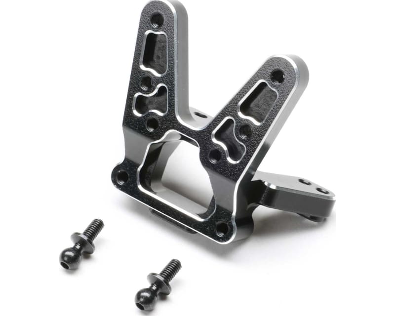 Rear Bulkhead Aluminum Black: 22S Sprint photo