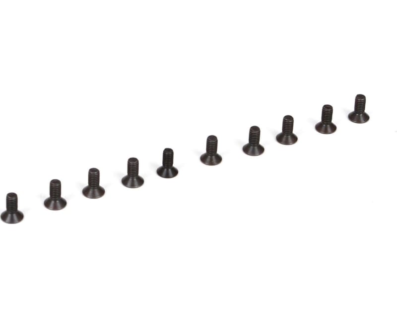 M2.5x6mm FHCS Flat Head Cap Screws (10)