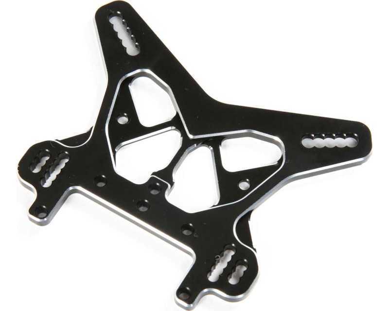 Rear Shock Tower Black Aluminum: 8X/8XE