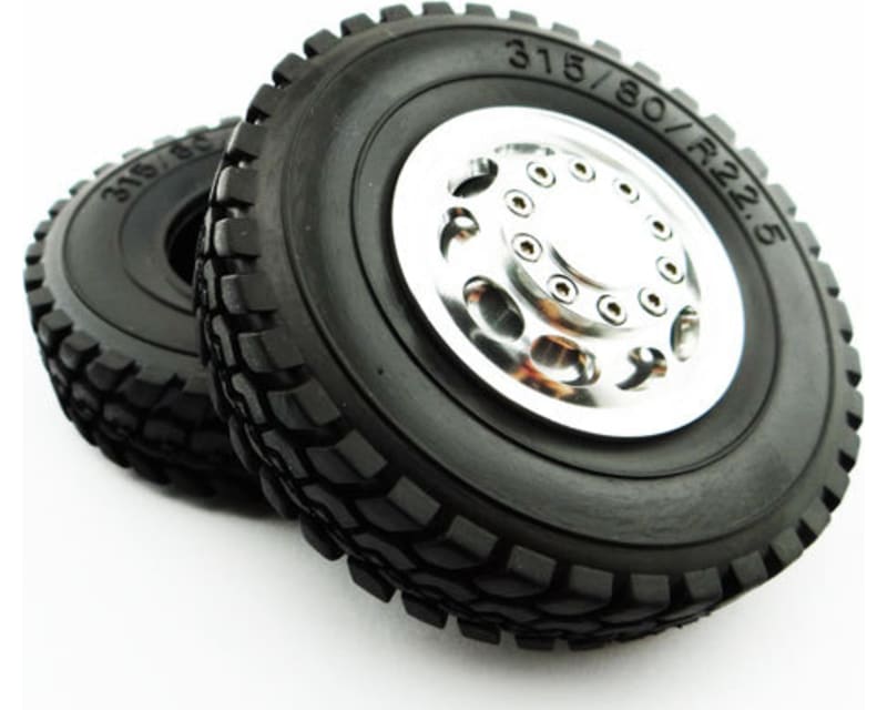 discontinued 1.7 Commercial 1/14 Semi Truck Tires (2)