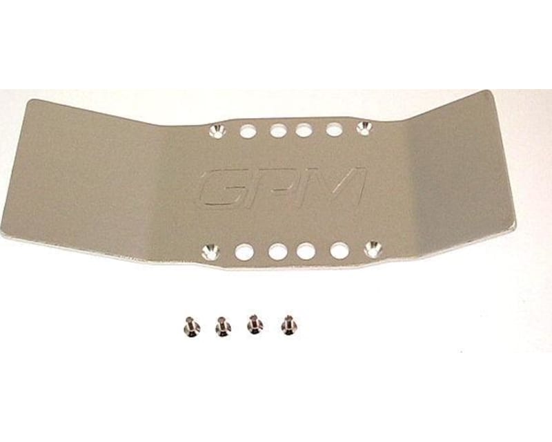Silver Aluminum Center Skid Plate fits vintage Traxxas T-Maxx