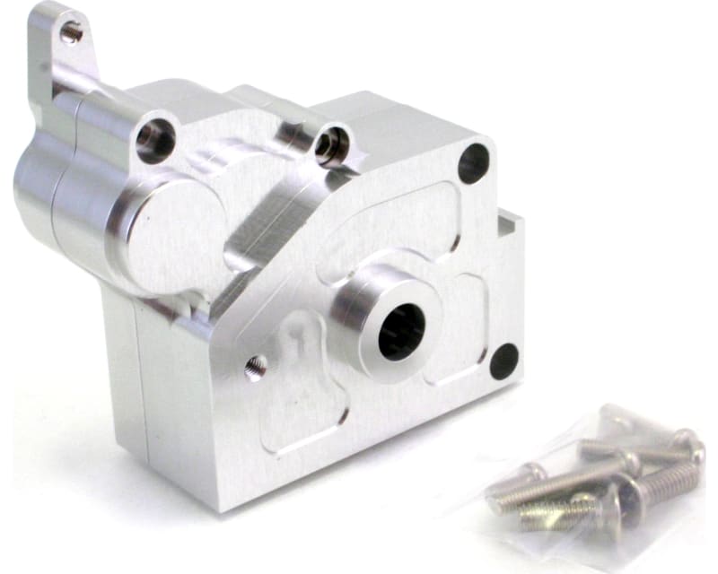 Tap to zoom discontinued Aluminum Gear Box Halves (Silver) - Nitro Stampede