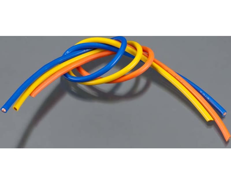 13 Gauge Wire 1 3-Wire Kit Blue/Yellow/Orange