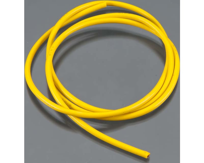 TQ 13 Gauge Wire 3 Feet Yellow photo