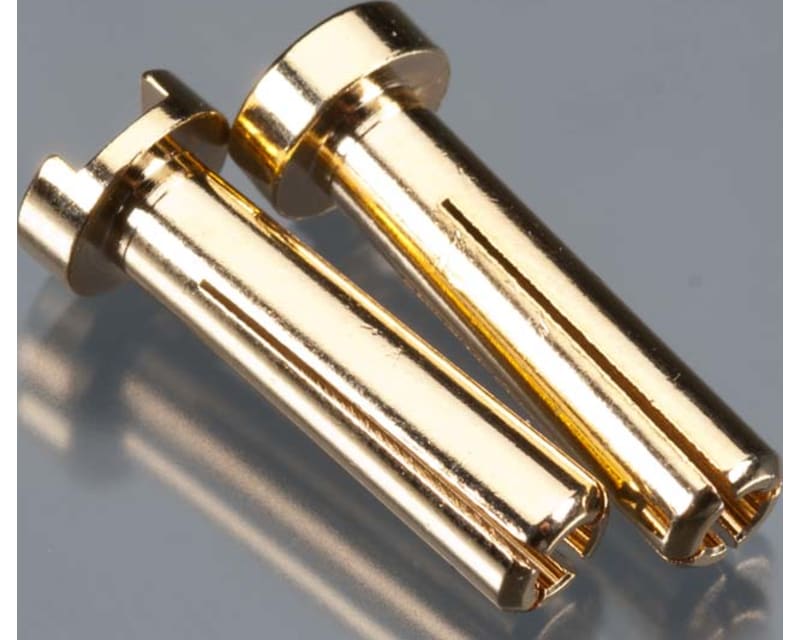 Tap to zoom 18mm 4mm Bullet Male Connectors (pr)