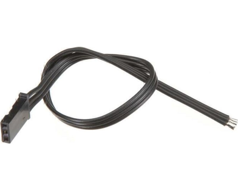 180mm Servo Extension Triple Black JR/Tinned