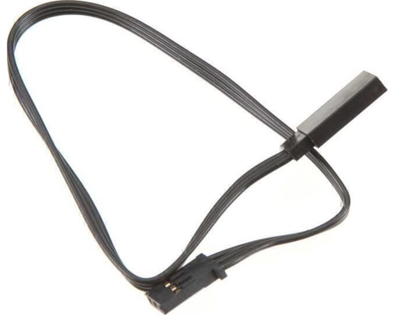 225mm Servo Extension Triple Black JR/FUT