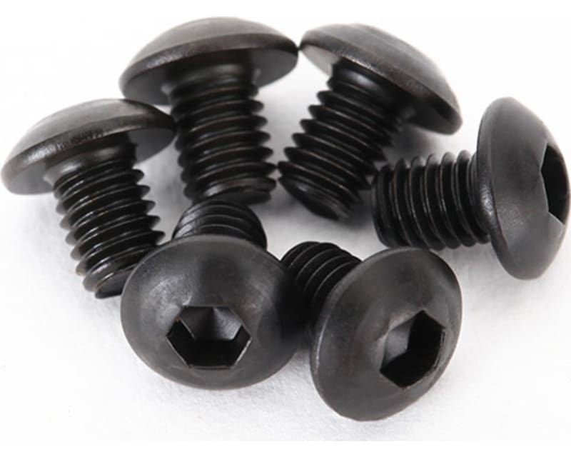 Screws - 3x4mm Button-Head Machine (Hex Drive) (6)