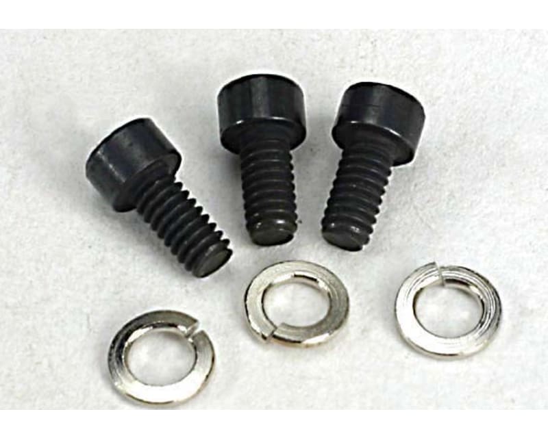 M2x4mm SHCS Socket Head Cap Screws w/ Lockwashers (3)