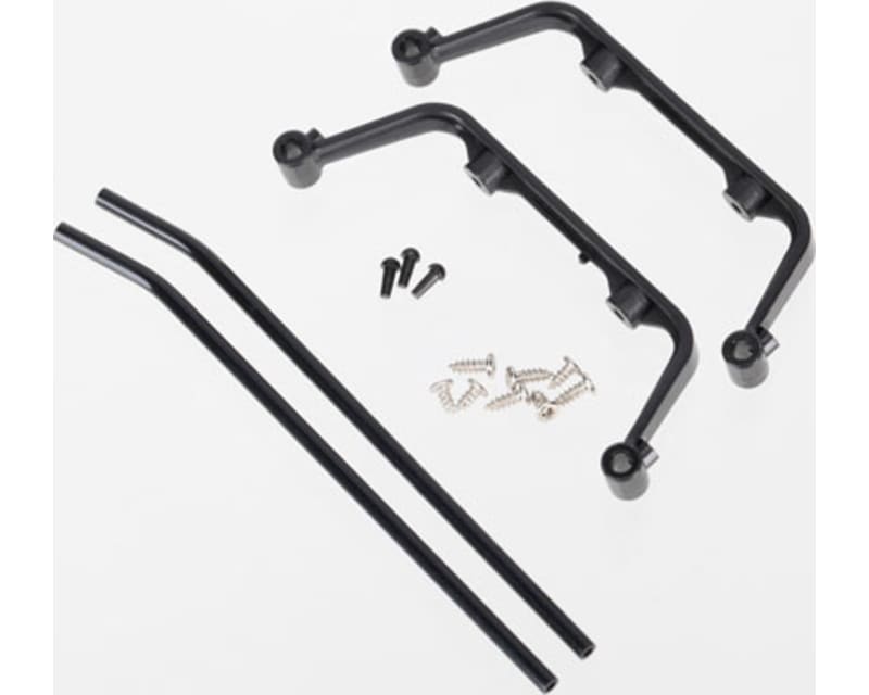 Landing skid set (black-anodized)/ screws (4) (assembled)