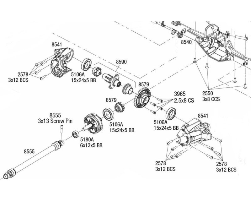 Unibody Super Heavy Duty Rear Differential Lock UDR
