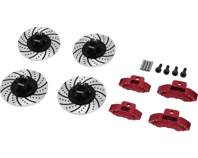 Brake Disc Red Caliper +2mm Hex 4-Tec 2.0 3.0