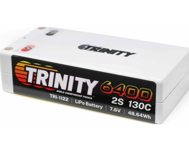 6400mah 2S 7.6V 130C Shorty 5mm Bullets photo