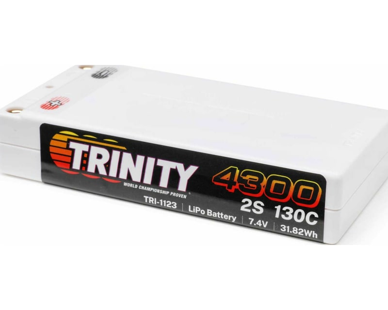 4300mah 2S 7.4V 130C Shorty 5mm Bullets photo