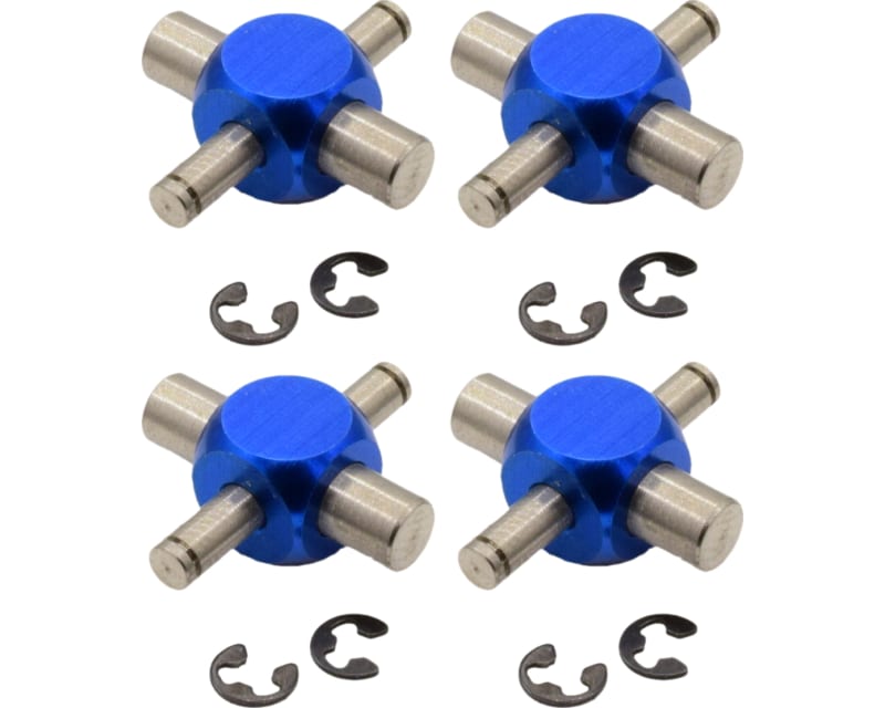 discontinued Titanium u-joint set blue