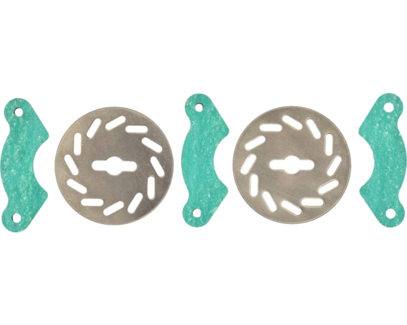 Silver Titanium Twin Disc Brake Kit TRA Revo Slayer