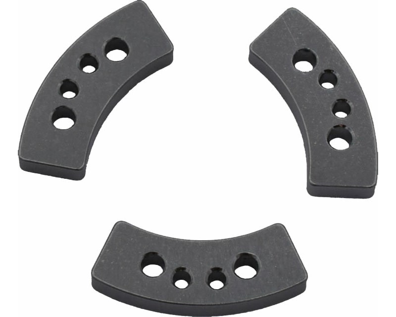 Aluminum Hard Anodized Long Slipper Clutch Pads (3) - TRA