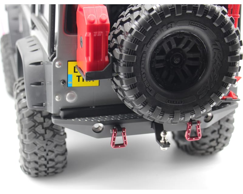Aluminum Diamond Rear Bumper (2) - TRX-4