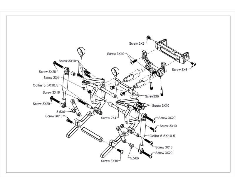 CNC Aluminum Snow Plow TRX 4
