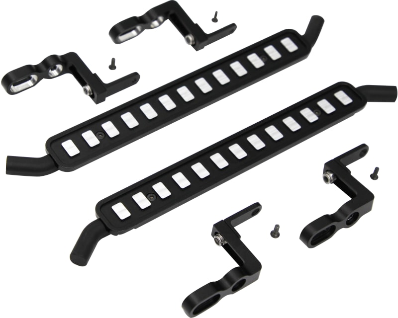 Tap to zoom Aluminum ICE Cube Style Rock Rail Side Step (2) - TRX-4