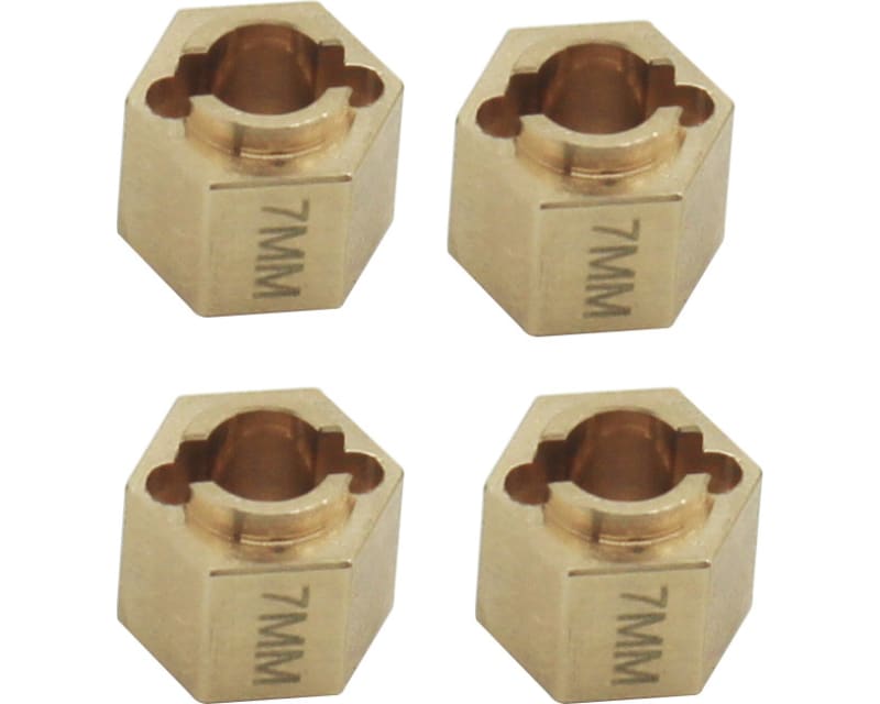Brass Stock Wheels hub+1.5mm wide hex TRX4-M
