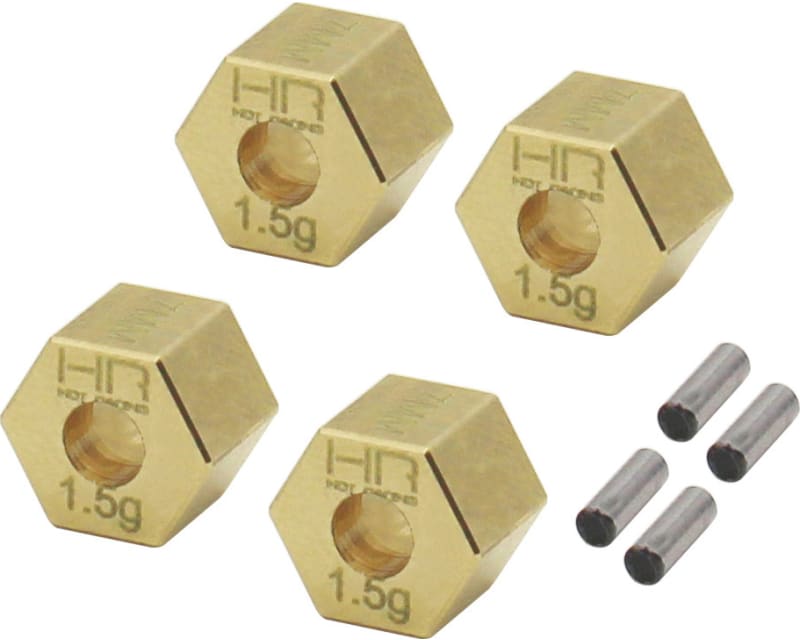 Brass Stock Wheels hub+1.5mm wide hex TRX4-M