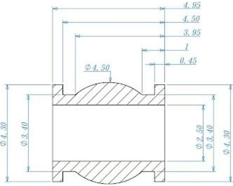 Tight Tolerance Pivot Ball 2.5x4.5x5mm TRX 1/16 1/18