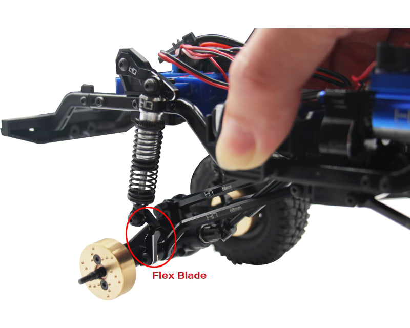 Flex Blades Suspension Mount 1/18 TRX4M