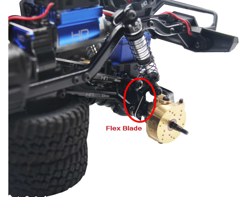 Flex Blades Suspension Mount 1/18 TRX4M