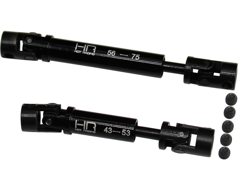 Tap to zoom Metal Center universal Driveshaft TRX4-M 43-53mm and 56-75mm