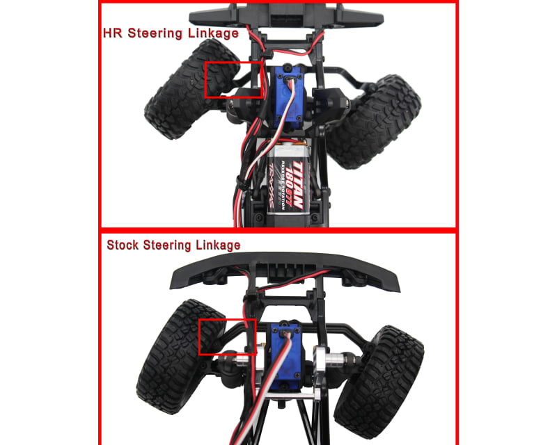 Aluminum fix link tight tolerance steering TRX-4M