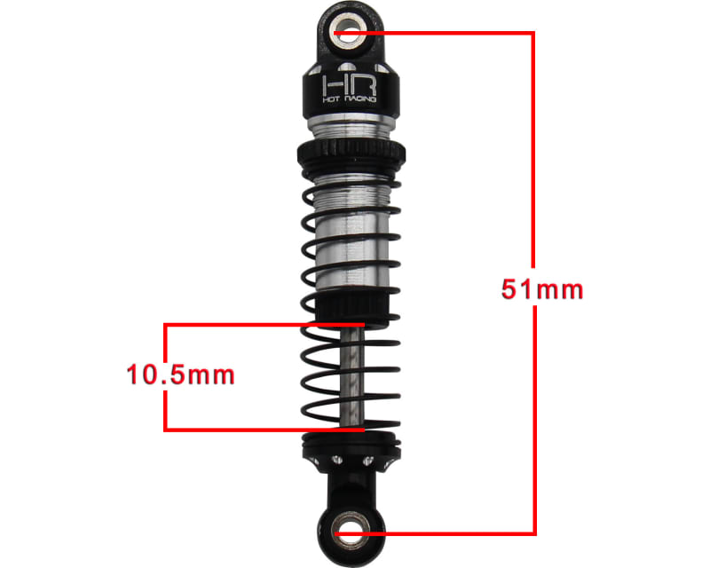 Threaded Aluminum Shocks Full Set TRX4-M