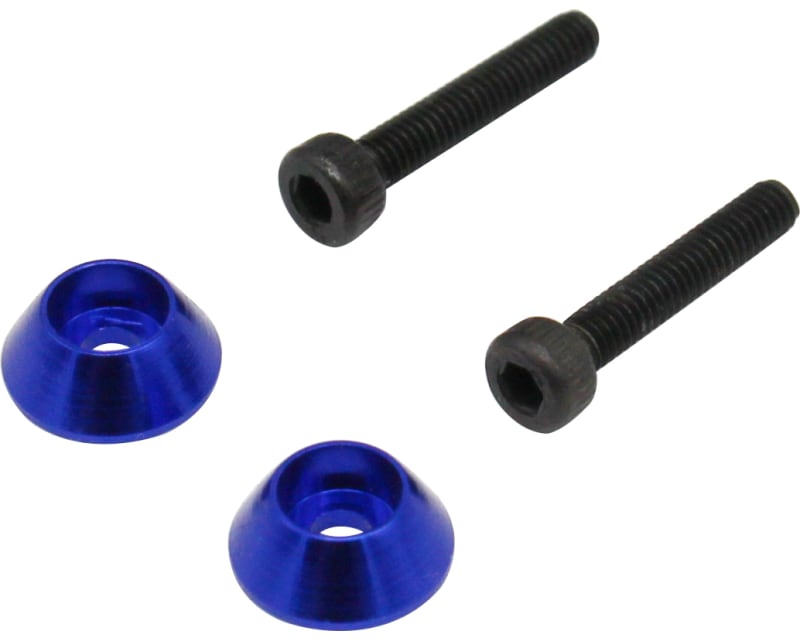 Blue Aluminum Scale Look Wheel hub Set T3-01 M2.5 x 12