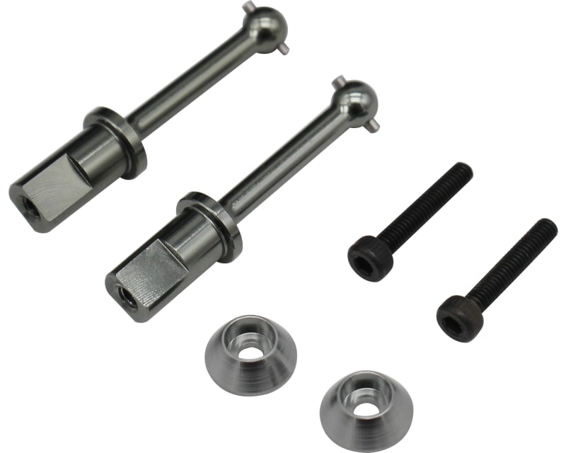 discontinued Aluminum screw Wheel hub and Driveshafts Set T3-01