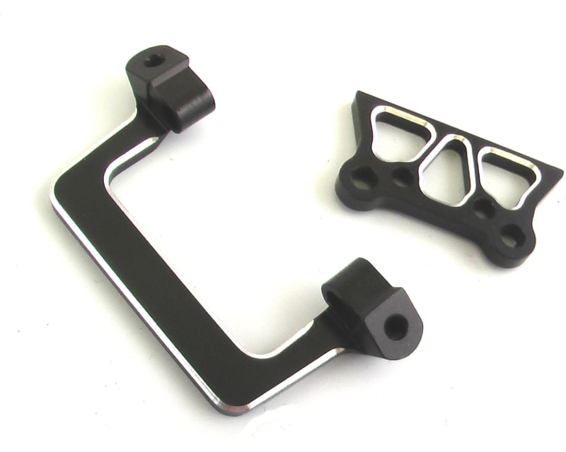 Black Aluminum Front Shock Mounts