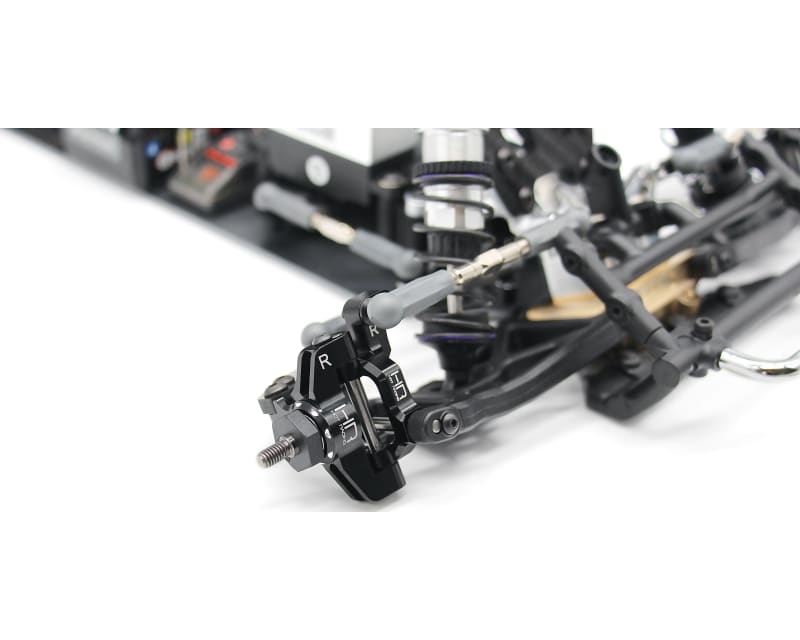 Spindle Set 6061 graphite Black: 22S Sprint