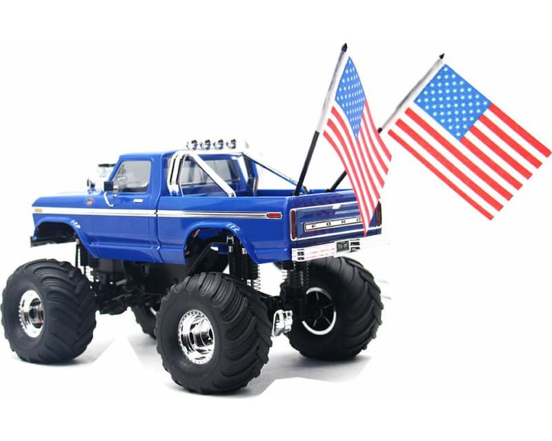 1/18 Old Glory flag anglr Alum. Mount TRX4MT