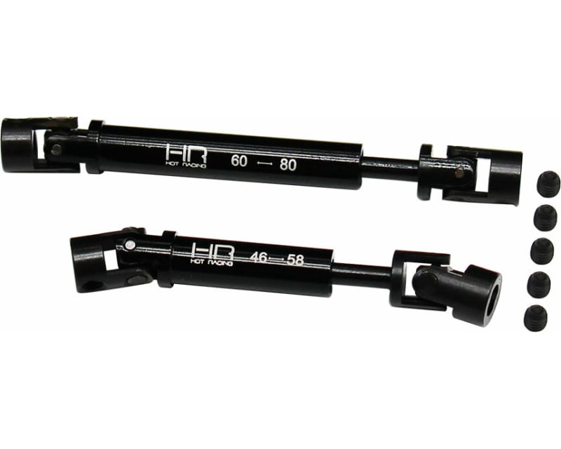 Tap to zoom Metal Center universal Driveshaft (2) TRX4MT 46-58mm and 60-80mm