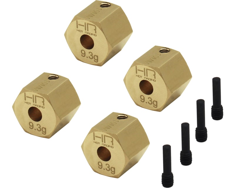 9.3 g Brass 10mm Wheels hub 12mm hex UTB18