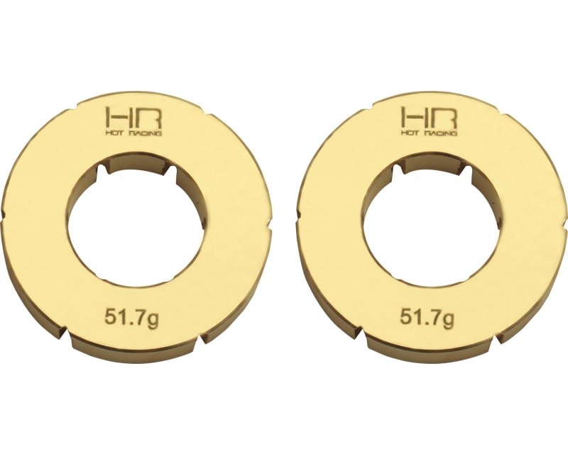 51.7g Brass Machete Wheel Weights UTB 1/18