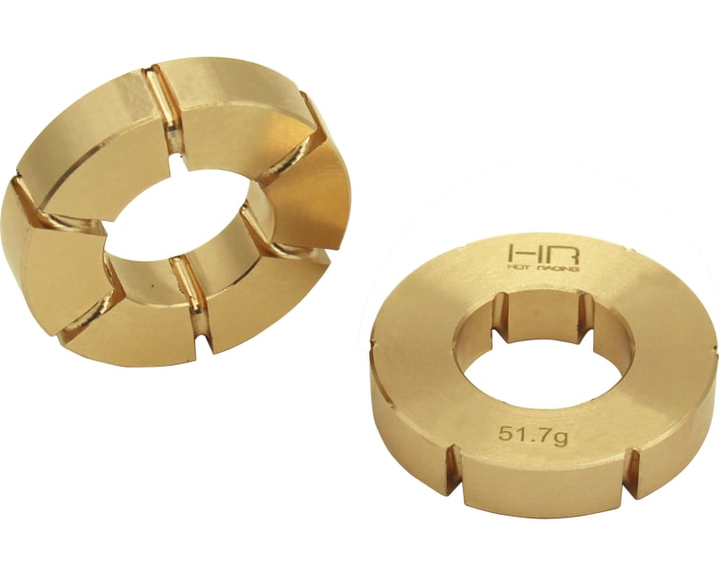 51.7g Brass Machete Wheel Weights UTB 1/18