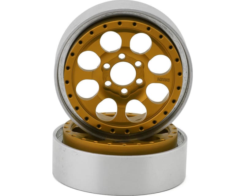 Kmc 2.2 Km237 Riot Beadlock Crawler Wheels (Gold) (2)