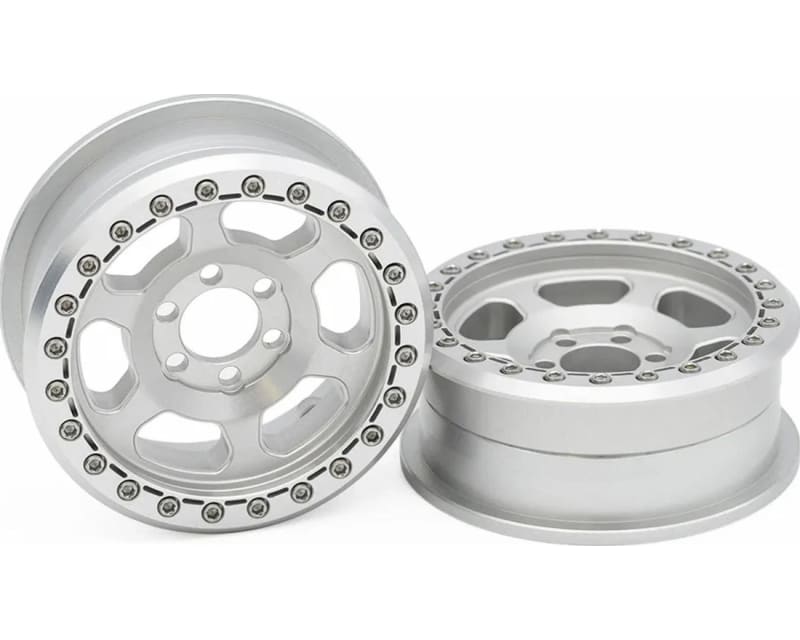 Tap to zoom 2.2 Battle Born X-Ray CNC Aluminum Beadlock Wheels Clear
