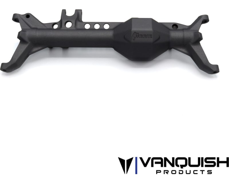 CURRIE F10 PORTAL ALUMINUM FRONT AXLE HOUSING - BLACK ANODIZED photo