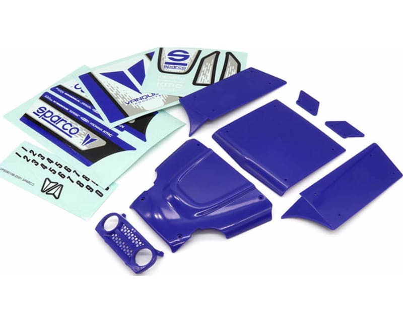 Tap to zoom Optic Body Set ? Blue ? Sparcos