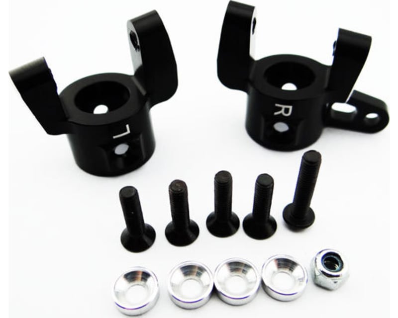 discontinued Aluminum Front C-Hub Carrier Set - Vaterra Ascender