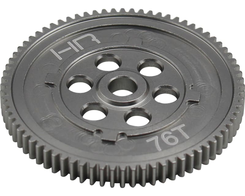 Tap to zoom Hard Aluminum 48p 76t Spur Gear: Losi Vaterra