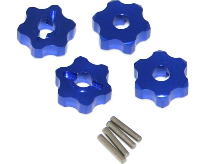 discontinued Blue 6061 Splined 12mm Wheel Hub Kit